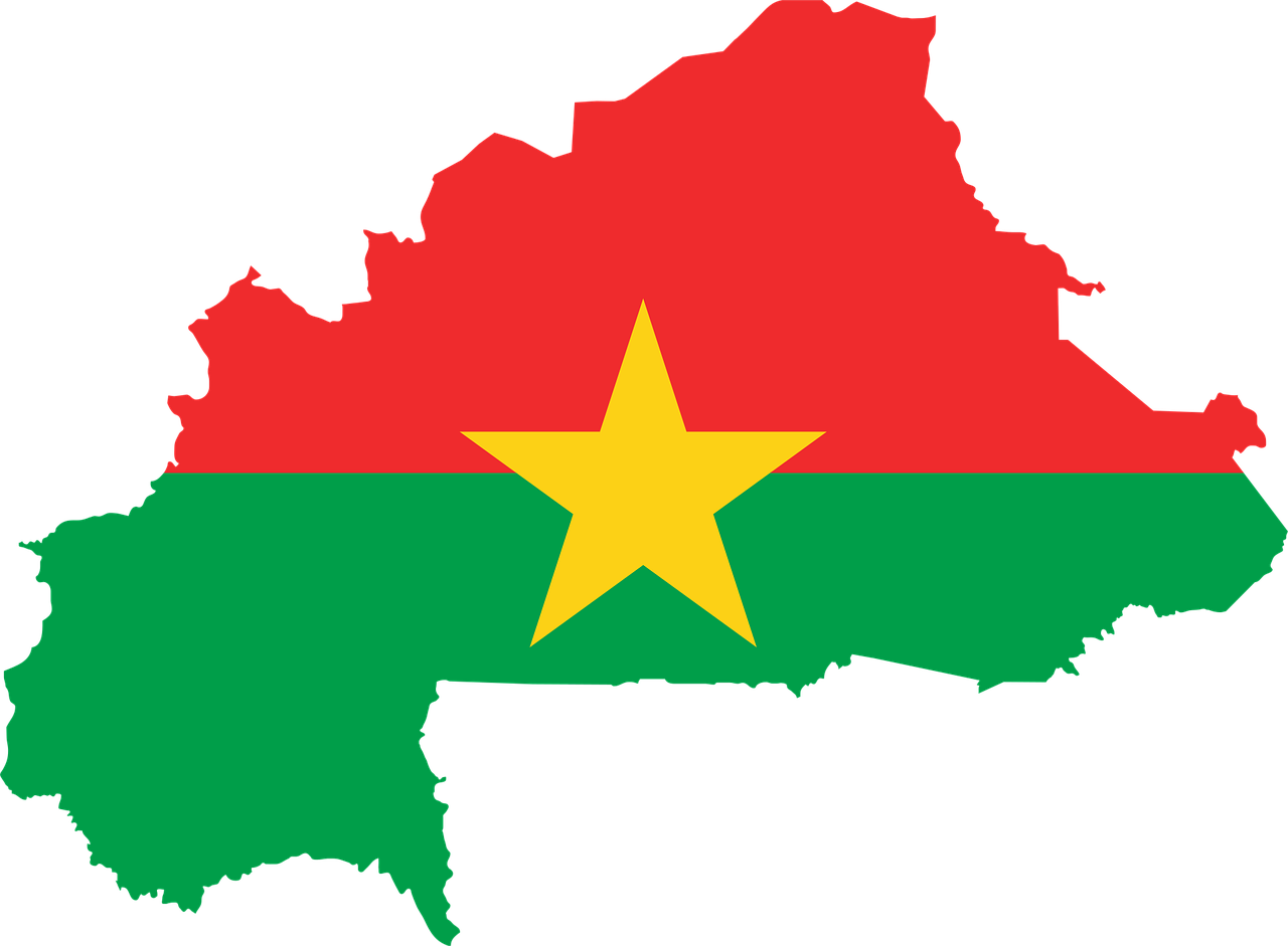 découvrez la carte détaillée du burkina faso, incluant ses principales villes, régions et points d'intérêt géographiques pour mieux connaître ce pays d'afrique de l'ouest.