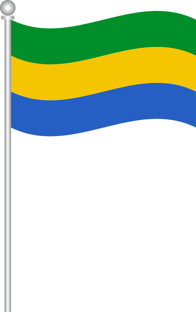 carte détaillée du gabon offrant une vue claire de ses régions, villes principales et caractéristiques géographiques.